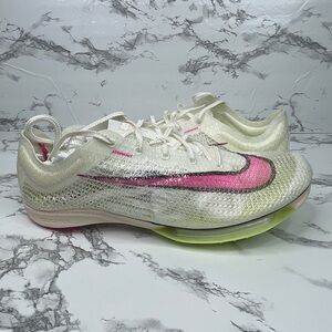 Nike Air Zoom Victory Track Spikes Sail Fierce Pink Men's Size 8 CD4385-101